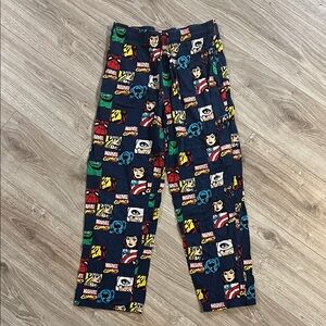 Marvel Pajama Bottoms Adult Small - Marvel Superhero pajama pants
